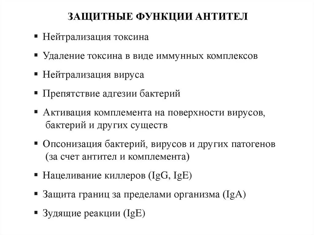 Функции антител. Эффекторные функции антител. Функции антител при образовании иммунного комплекса.. Биологические функции антител.