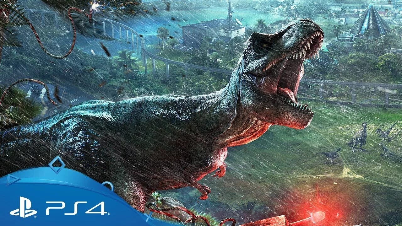 Jurassic ps4. Мир Юрского периода на плейстейшен 4. Jurassic World ps4. Парк Юрского периода игра на ps4. Jurassic World Evolution ПС 4.