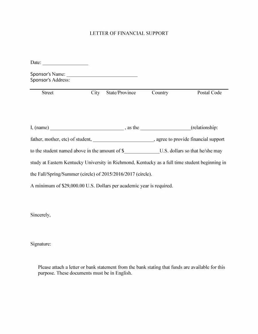 Statement letters