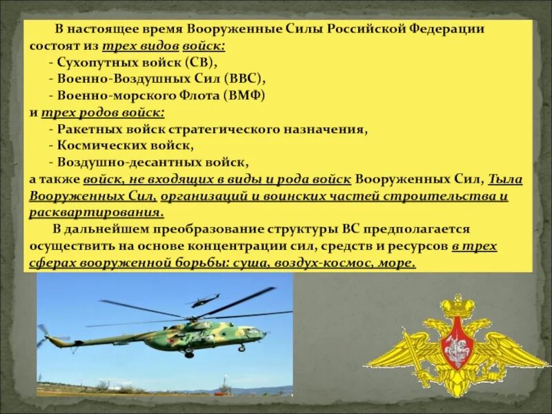 Назначение высшего командования вооруженных. Военно-экономическое обеспечение обороны. задачи видов вооруженных сил россии. цели и задачи военной операции. назначение вооруженных сил.