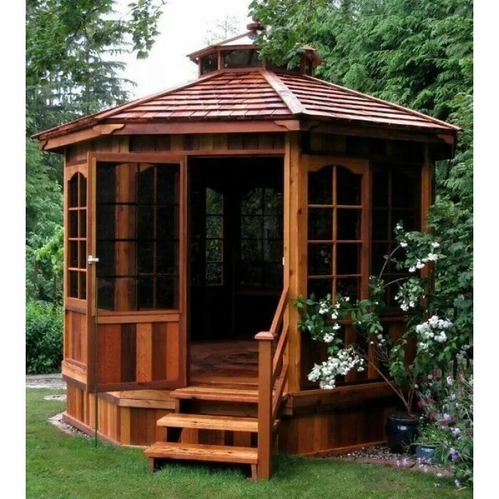 Wooden Gazebo беседки. Беседка восьмигранная застекленная. Беседка восьмигранная закрытая. Беседка деревянная восьмиугольная. Закрытая беседка купить