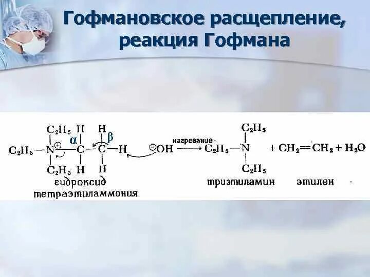 Реакция расщепления как называется. Реакция элиминирования. реакция расщепления. элиминирование цистеина. реакция гофмана.