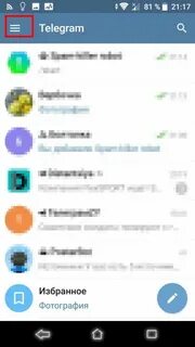 Как сделать избранное в телеграм