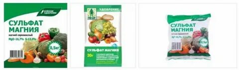 Сульфат магния по листу
