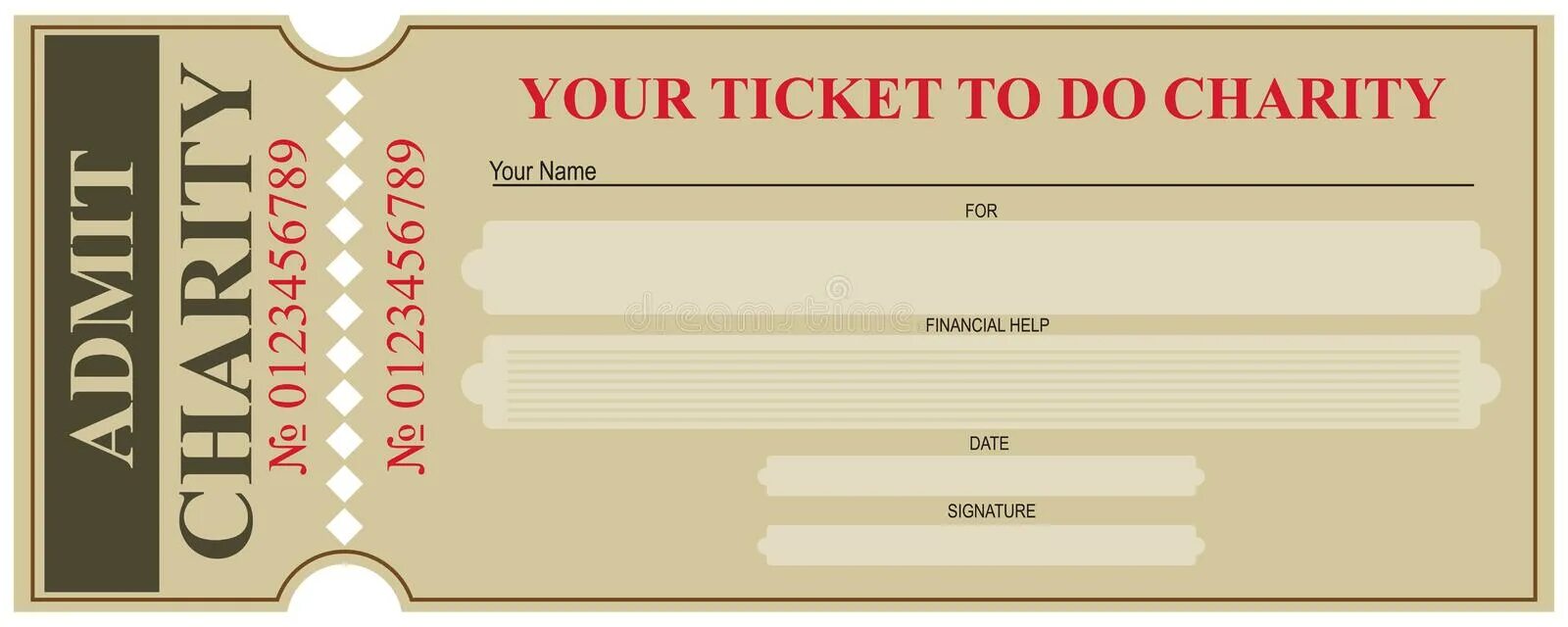 Винтажная форма билета. Ticket form. Your tickets, please. Is this yours your ticket