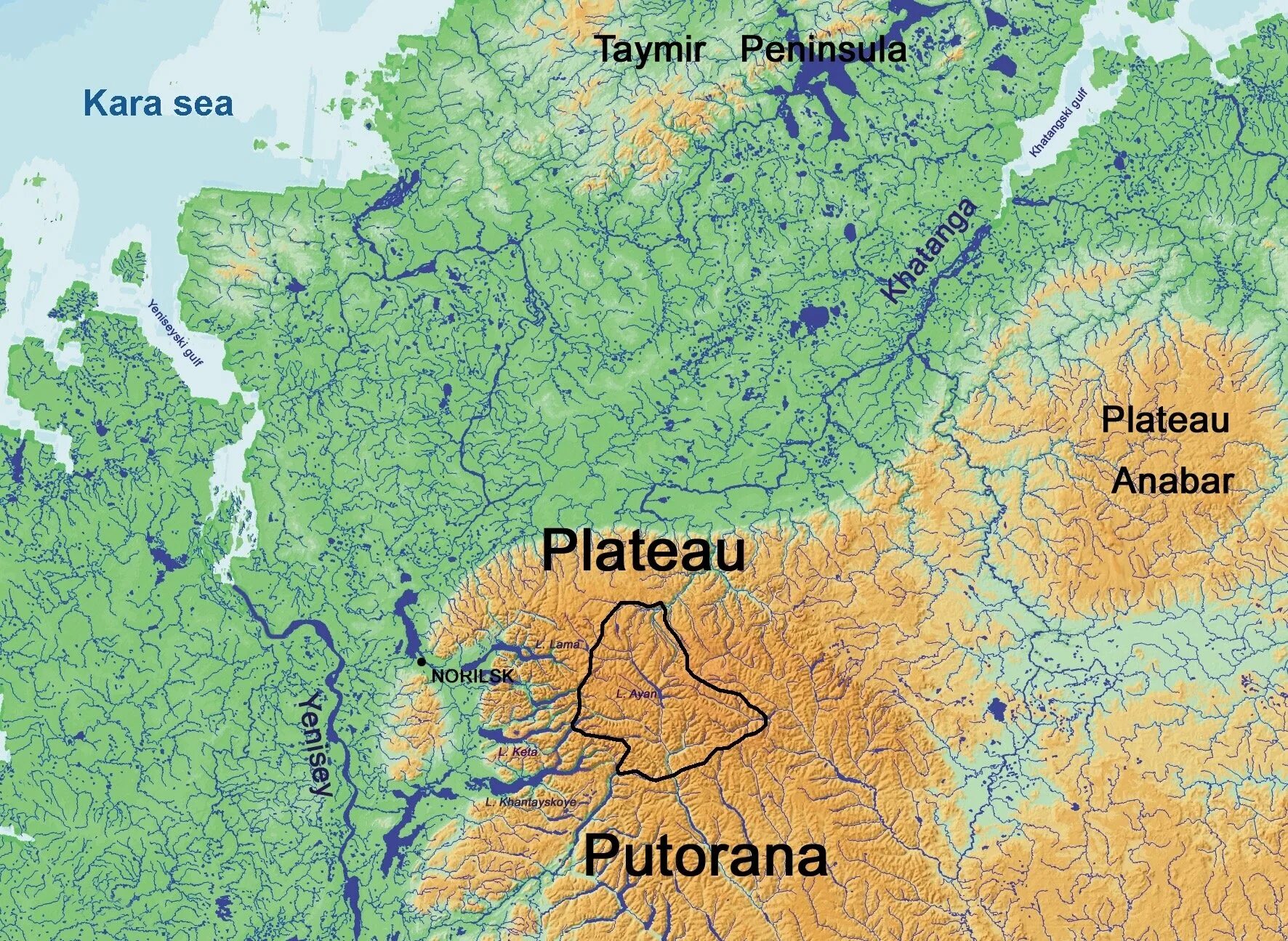 Плата путоранья на карте. Среднесибирское плоскогорье якутия. Приленское плато равнина. Физическая карта восточной сибири. Приленское плато равнина.