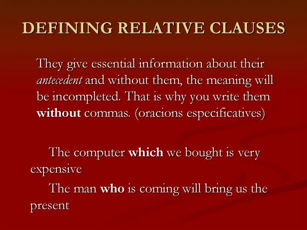 Defining relative clauses перевод. Презентация defining relative clauses. предложения с relative clauses. defining relative clauses. non defining relative clauses.