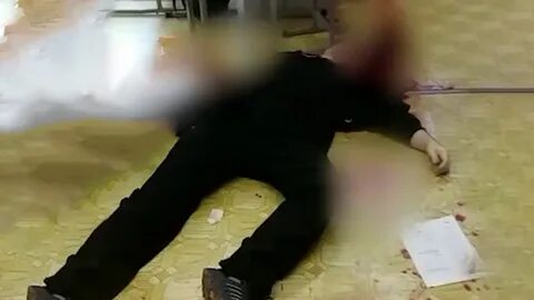 СК опубликовал видео из школы, где произошла стрельба.