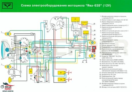 Схема проводки 12 вольт