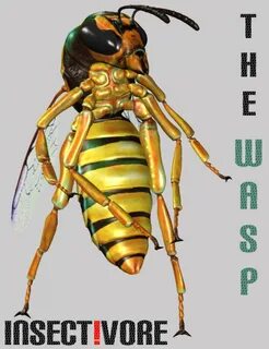 Insect-I-Vore 'The Wasp' 2023 - Free Daz 3D Models.