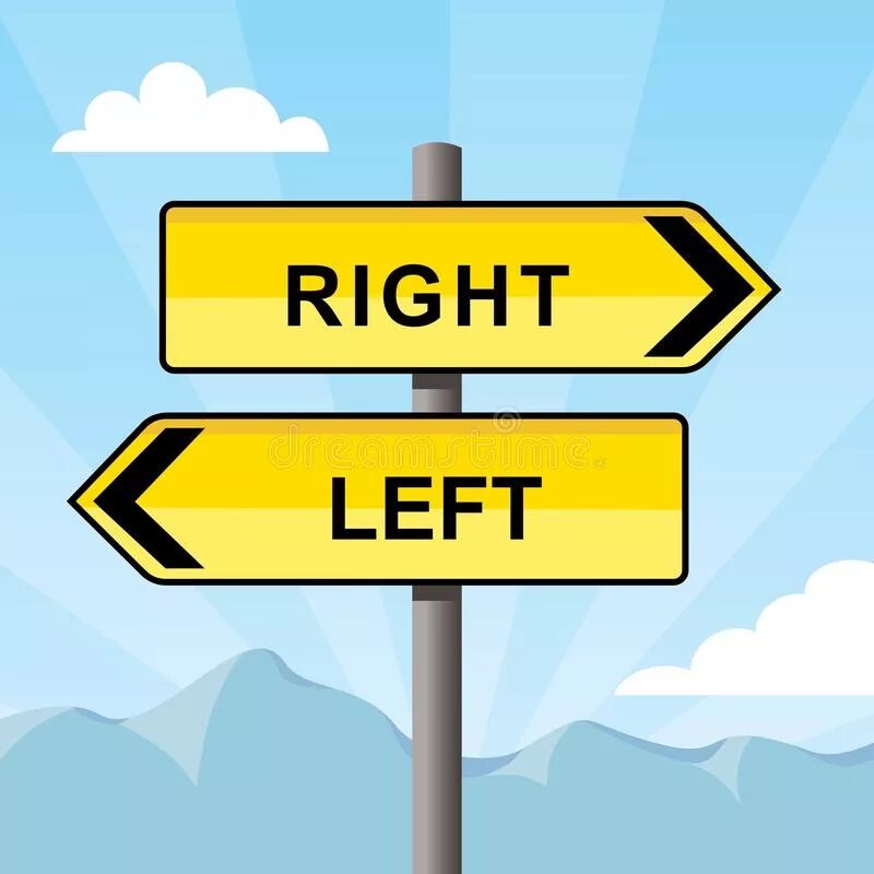 On your left. Left right. right left flashcards. знаки указательные жёлтые. on the left on the right.