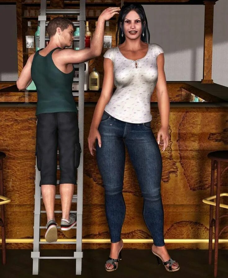 Woman growth 18. Tall women марвадин андерсон. tall woman 3d. tall amazon severa. женщина grow taller.