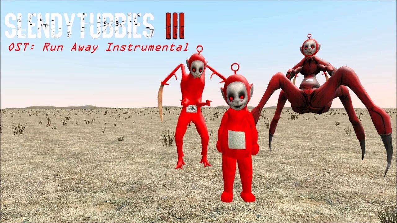 Slendytubbies 3 campaign. Slendytubbies 3 Run away. Анонсер слендитуббиес 3.