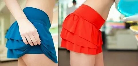 Девушки надевают короткие юбки