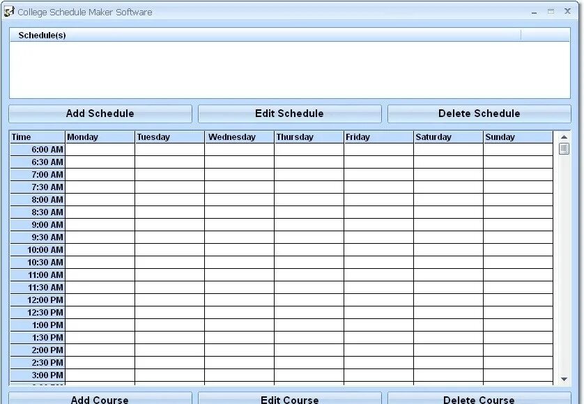 Schedule software. Schedule. college schedule. schedule maker. shedule list.