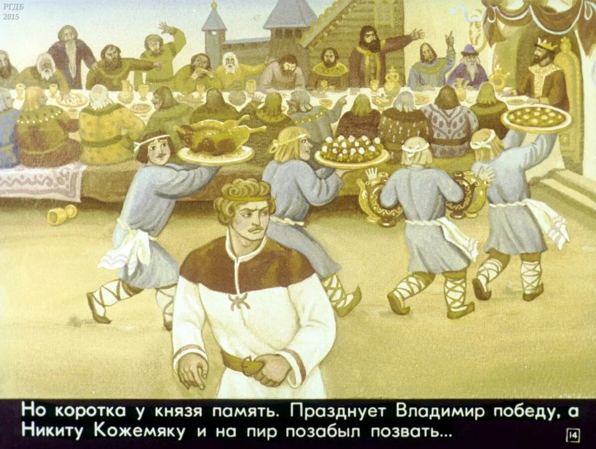 Сказание о кожемяке герои