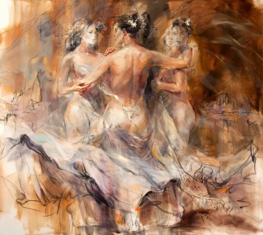 Страстность натуры. Anna Razumovskaya картины. Живопись Henry Asencio.