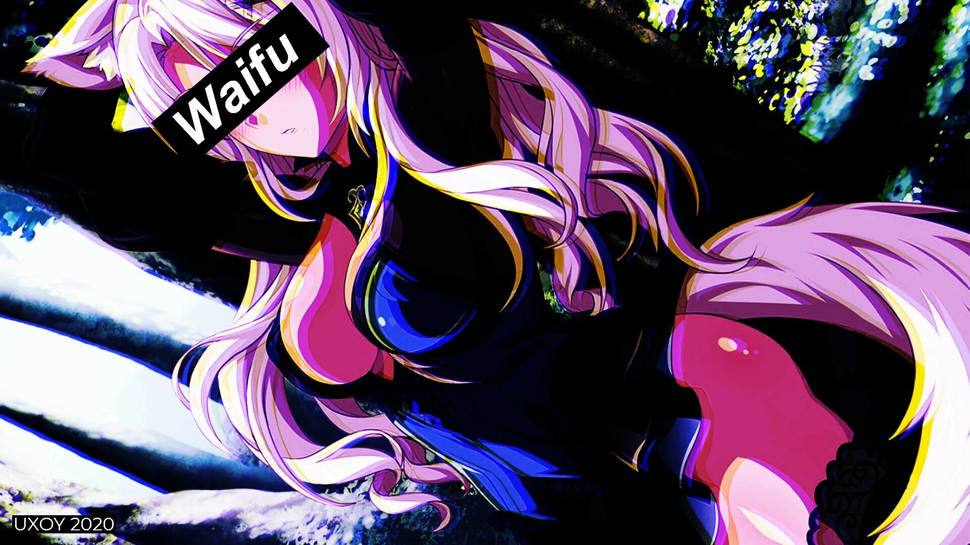 Waifu 2х. Мачико сакурано. аниме waifu. sakura spirit machiko. сакура вайфу.