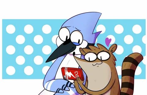 Rigby Regular Show, Mordecai Y Rigby, Red Head Boy, Hi Five, Cute Kawaii Dr...