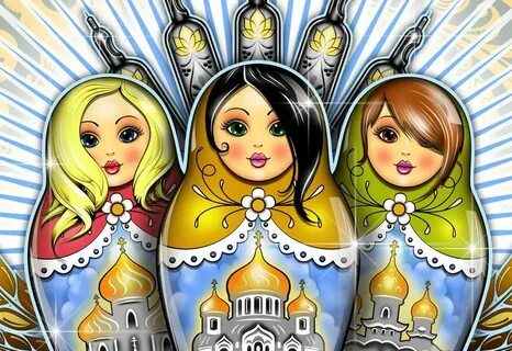 Матрешки как будто бы с обложки песня