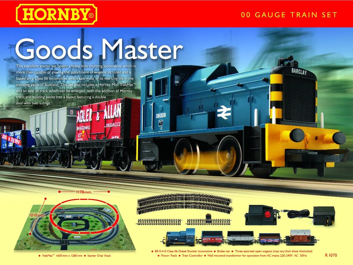 Хорнби модель. Железная дорога Хорнби. Hornby HST start Set. Loco Shunter car Electric. Goods master