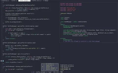 Buffer file