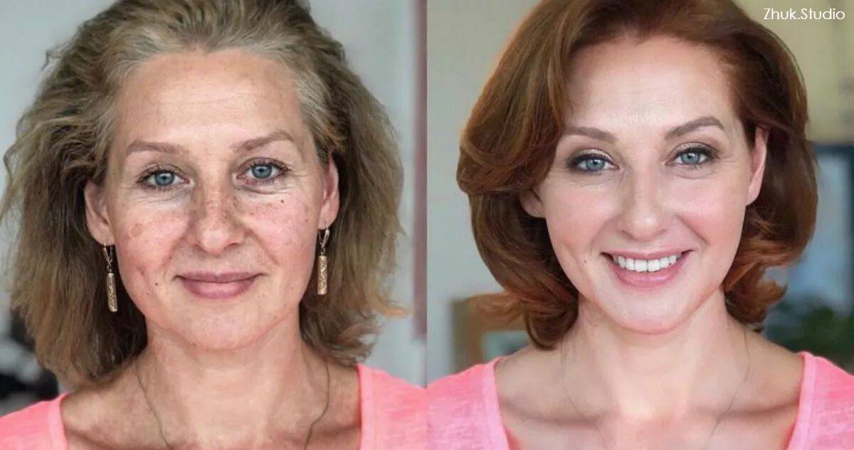 Возрастной макияж. Макияж после 40. Омолаживающий макияж. Лифтинг макияж. Измениться в 60 лет