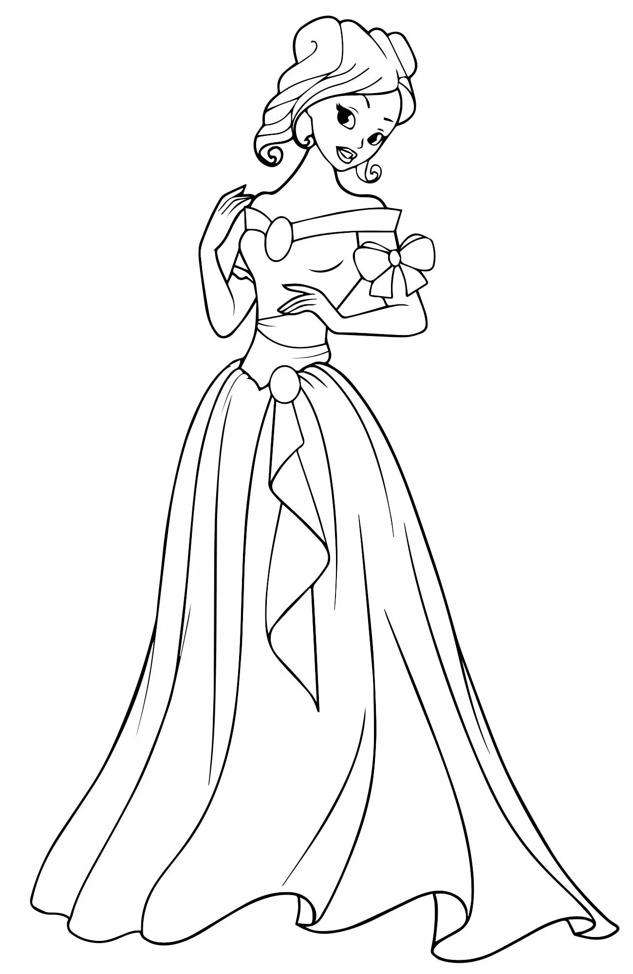 Раскраска для девочек принцессы бель. Раскраски принцессы диснея ариэль в платье. Раскраска девочка в платье. Раскраска платье принцессы. Раскраска платье принцессы.