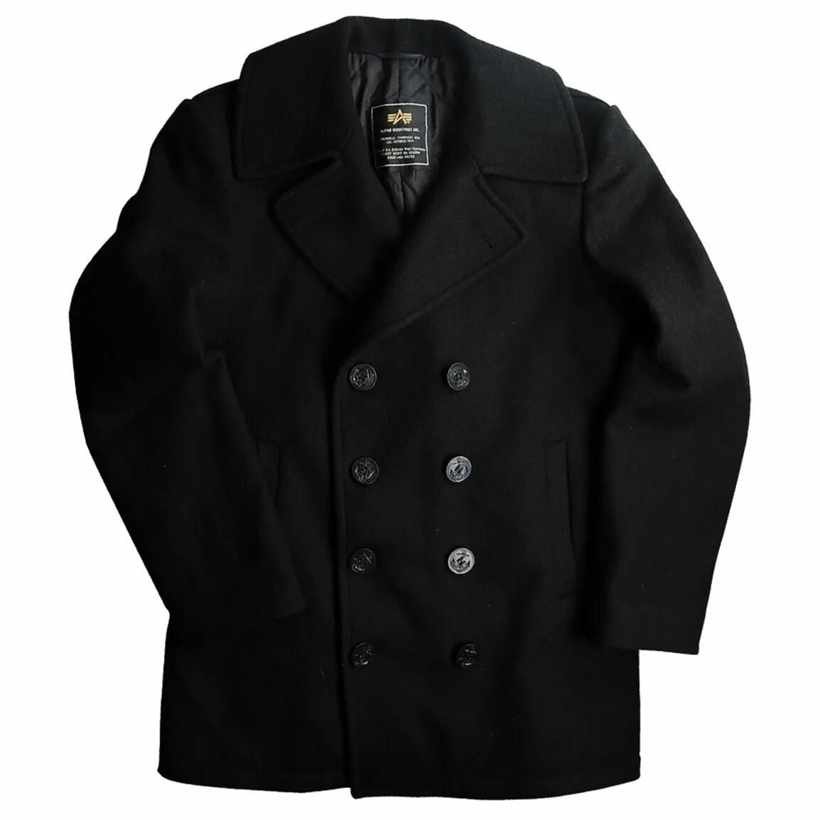 Пальто бушлат Navy Pea Coat Alpha industries. Бушлат Pea Coat USN Alpha industries. Pea Coat USN Alpha industries. Alpha industries Peacoat.