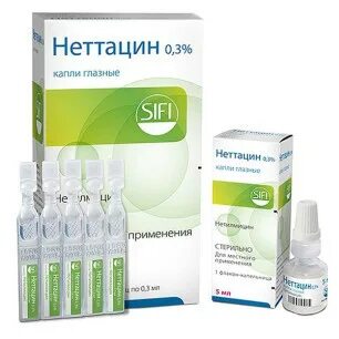 Неттацин глазные капли
