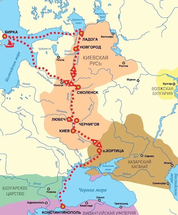 Какие торговые пути пролегали через территорию. Путь из Варяг в греки на карте древней Руси. Река Волхов на карте древней Руси. Река Ловать на карте древней Руси. Путь из Варяг в греки и Волжский торговый путь.