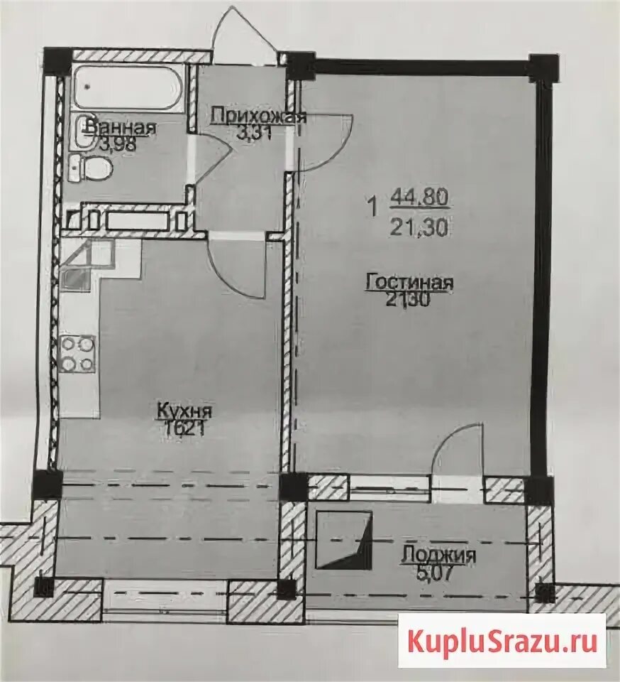 Черкесск однокомнатная квартира