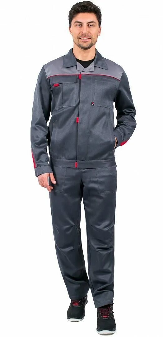 Костюм формула (тк. Фаворит 1. Костюм бп "фаворит-1" куртка/брюки т. Серый/черный/св. Смесовая,210) брюки, т.