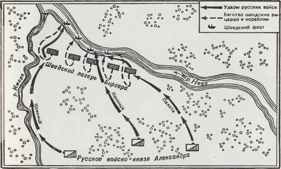 Где проходила невская битва. Невская битва схема сражения. Невская битва карта схема сражения. Невская битва карта сражения ЕГЭ. Битва на Неве схема сражения.