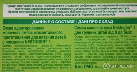 Нестожен смесь для новорожденных инструкция по применению