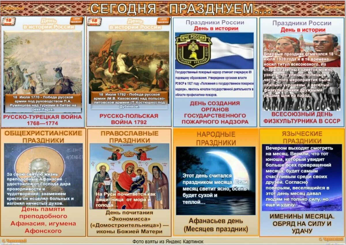 Дата 18 июля. 18 июля какой праздник. 18 апреля праздник. афанасьев день 18 июля. календарь праздников.