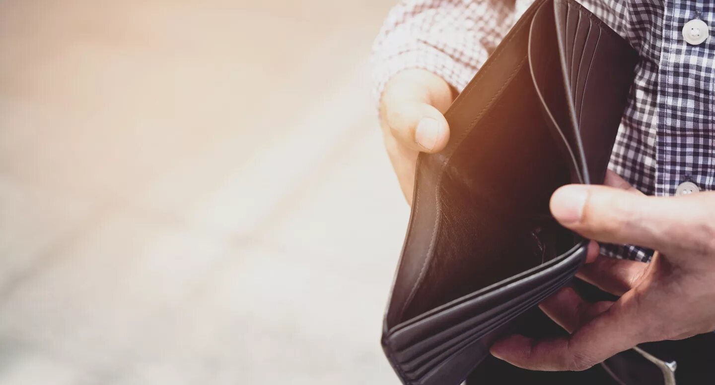 Empty wallet