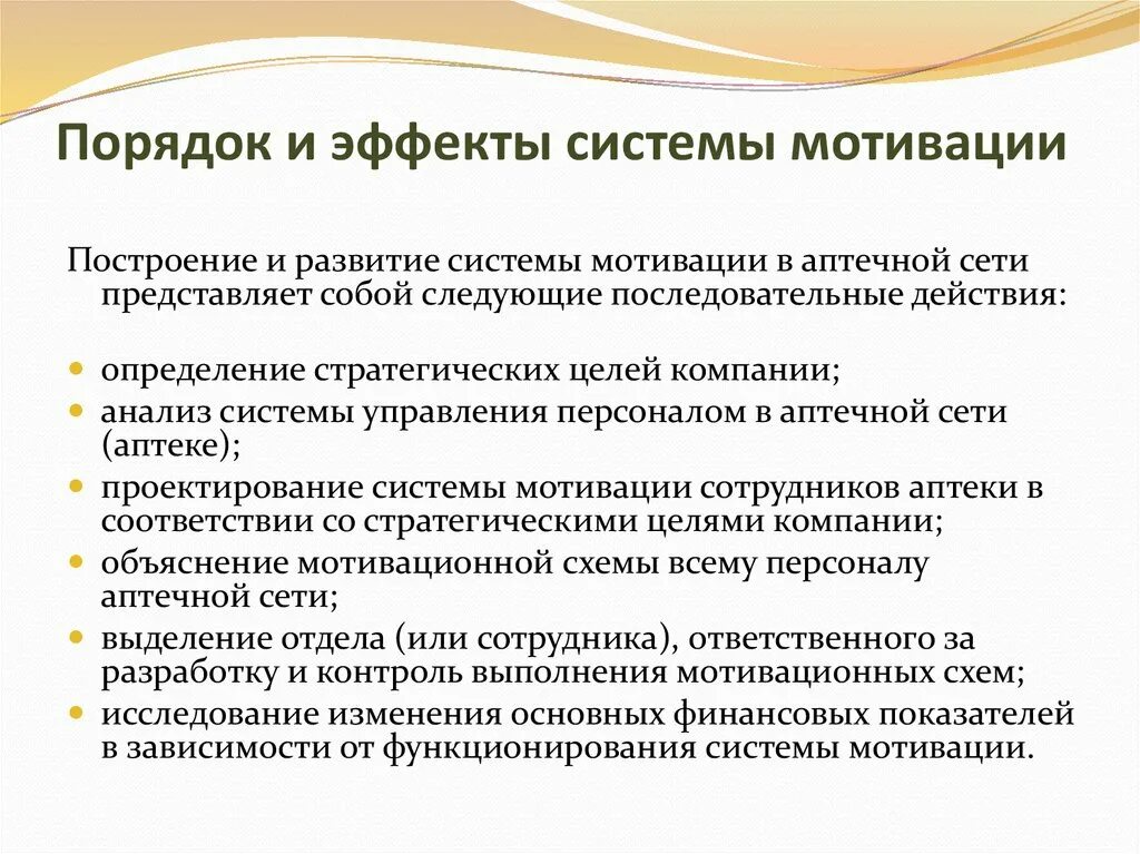 Мотивация персонала аптеки. Мотивация сотрудников в аптеке. Правила построения систем мотивации. Мотивация работников аптечной сети.