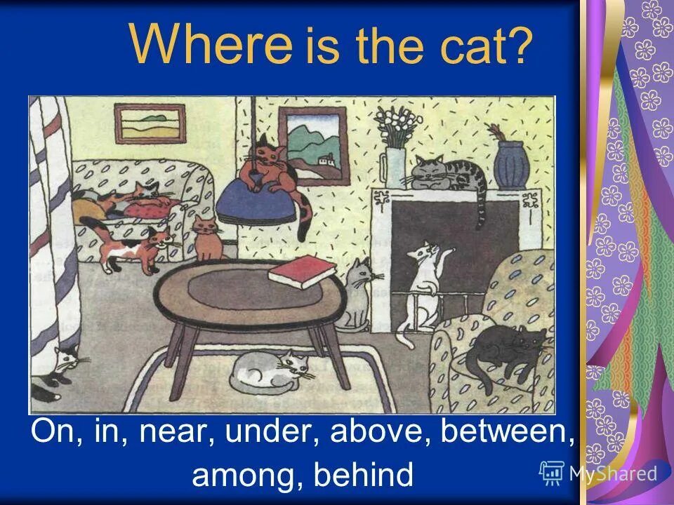 Where is the Cat. In on under where is. Where's the Cat. Where is it картинки описание. Where are the glass