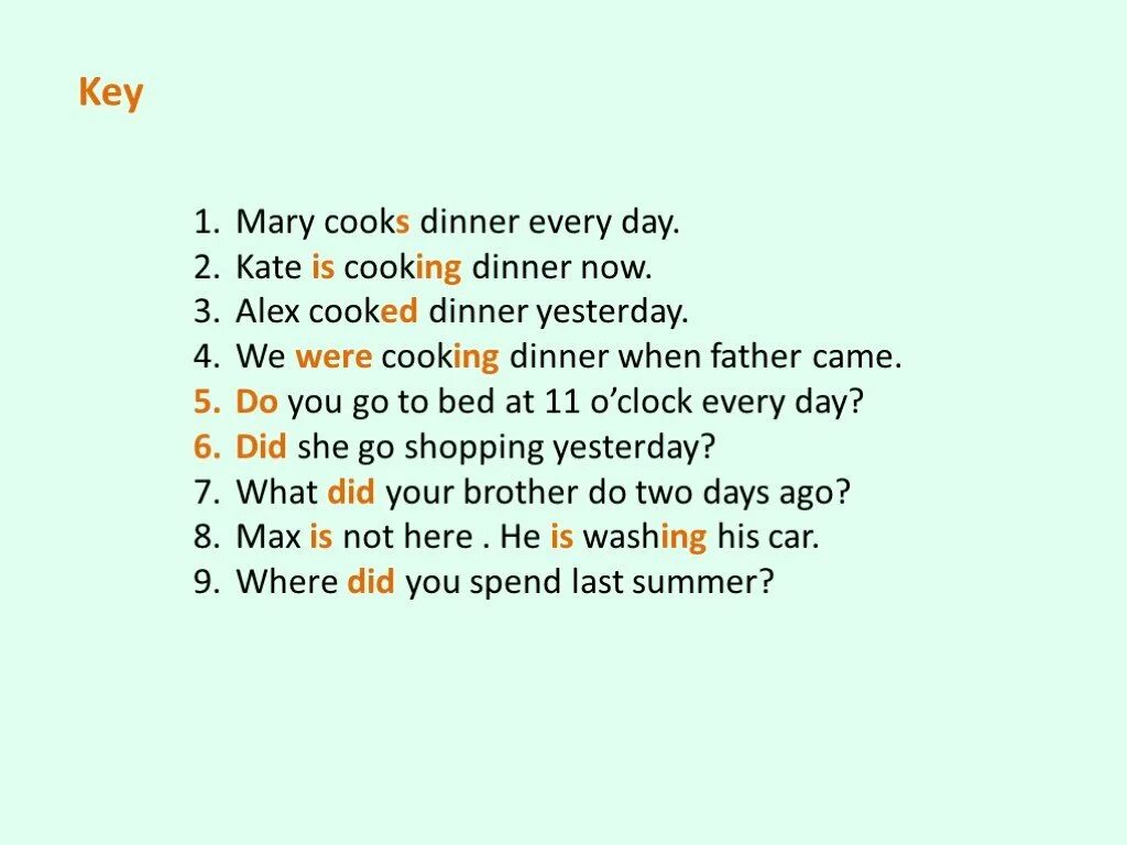 Kate not to Cook dinner every Day. Kate Cook dinner every. Kate to Cook dinner tomorrow.. Mark Cooks dinner задать вопрос.