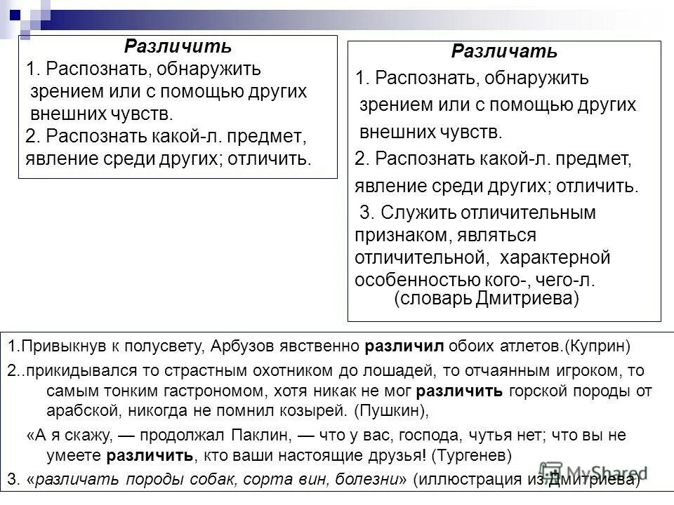 Понятие определенного интеграла формула. Различить распознать обнаружить. Причастие зависимое слово примеры. Приложение и определяемое слово как отличить. Отличаться пароним.