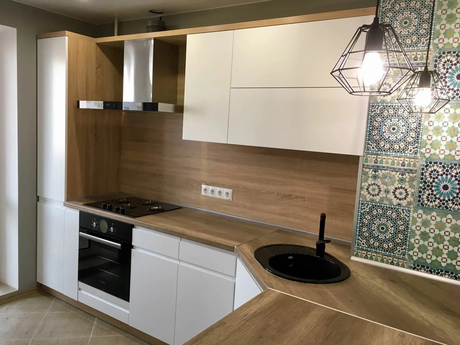 Кухонный фартук из ламината фото Панорама: Кредо-М, мебель для кухни, ул. Лесопильщиков, 165Г, Красноярск Яндек