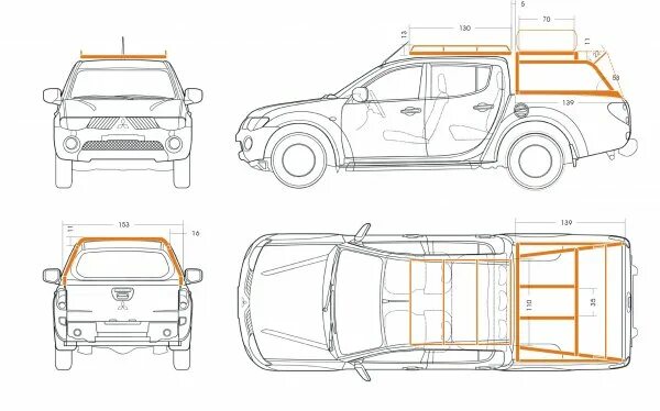 Длина мицубиси. Митсубиси l200 габариты. Л200 Мицубиси габариты кузова. L 200 Мицубиси габариты кузова. Габариты Митсубиси л200.