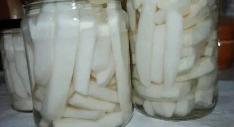 Хрен кусочками