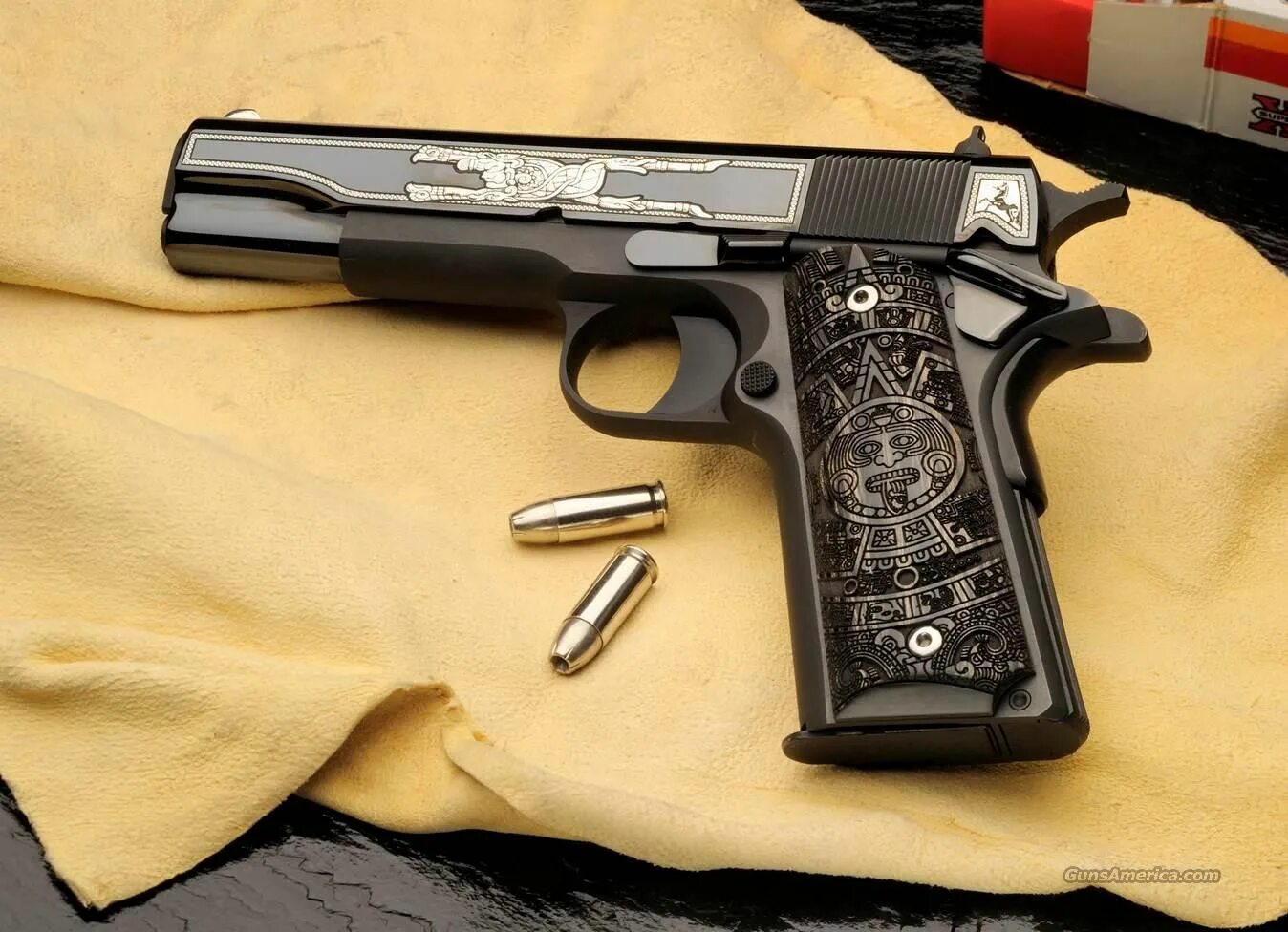 Colt Aztec 38 super 1911. Оружие Кольт 1911. Кольт 1911 красивый. Эксклюзивные оружие