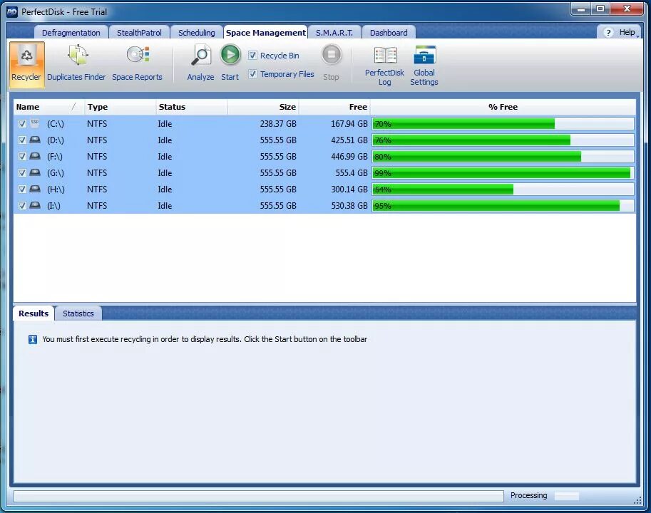 Perfect disk. Perfect disk