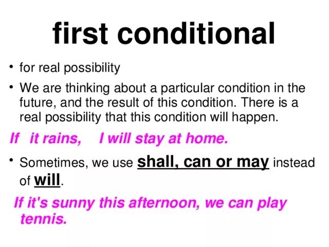 First co. First conditional. First conditional правило. Conditional 1. First conditional формула.