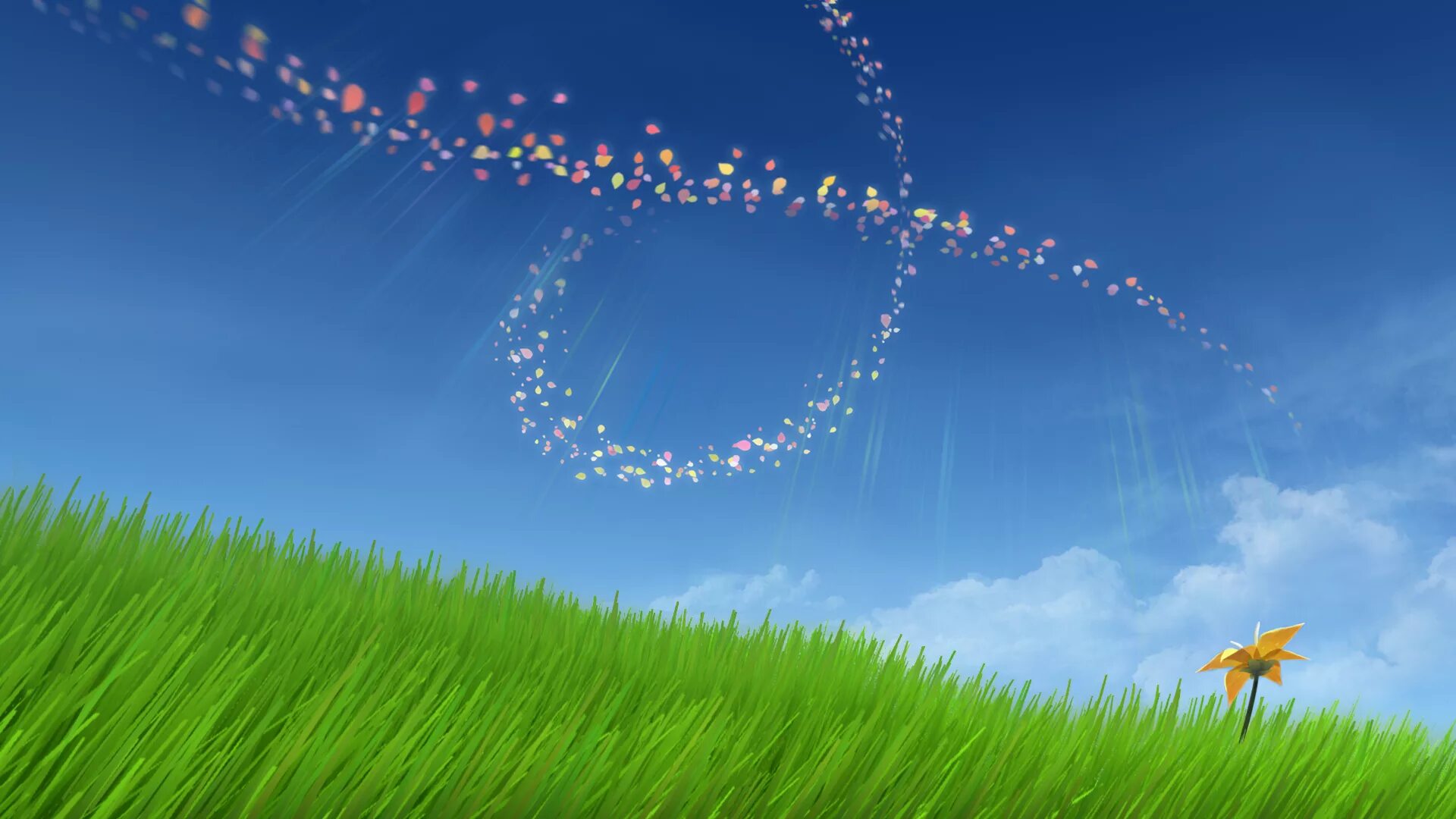 Thatgamecompany. Flower thatgamecompany. Flower игра. Flower игра 2009. Игры от thatgamecompany Flower.