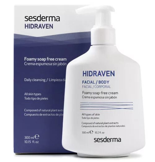 Sesderma cleanser. Сесдерма гидравен. Сесдерма гидравен умывалка. Sesderma крем-пенка для умывания Hidraven. Sesderma Hidraven crema espumosa sin jabón 300 мл.