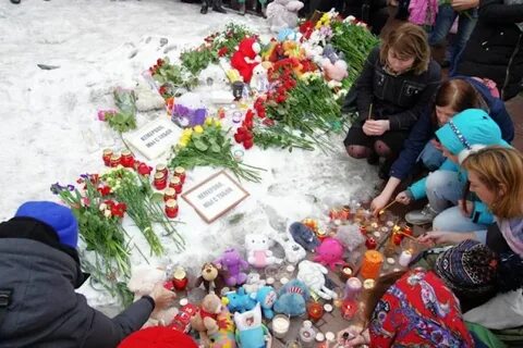 Зимняя вишня пожар траур